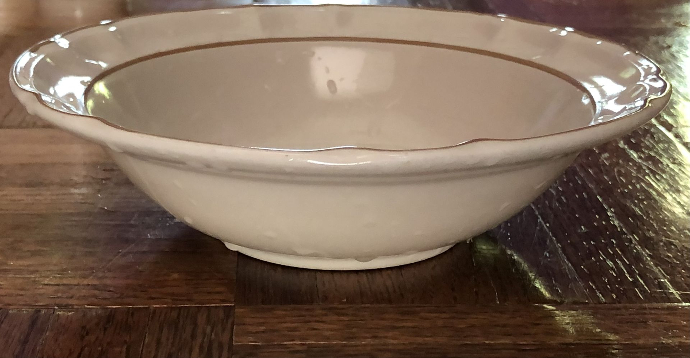 Vintage Rimmed Soup Bowl
