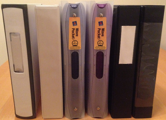 Assorted 1½" Three-Ring Binders
