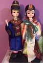 Vintage Korean Native Traditional Dolls